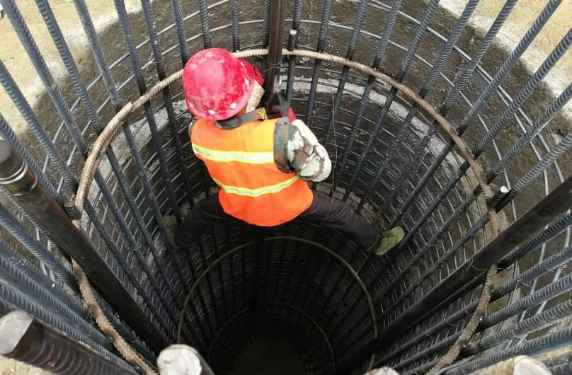 桥梁桩基声测管的钻进施工工艺